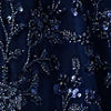 Indigo Blue Net Lehenga with Moti Work